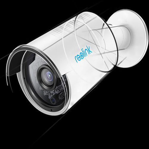 5MP Super HD RLC-410 with a pixel resolution of 2560x1920, that is, nearly 2.4X the resolution of 1080p Full HD, and even 1.3X the resolution of 1440p. It sees your home security more clearly Box Pack