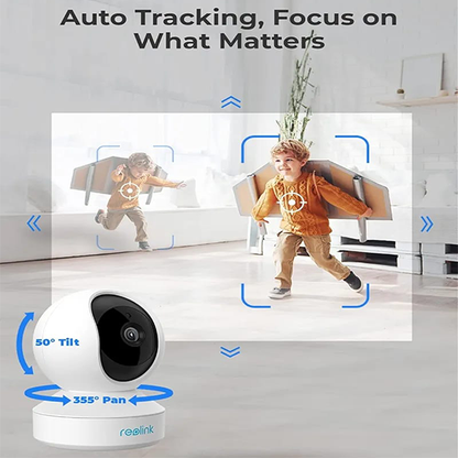 REOLINK E1 Pro Indoor Security Camera, 4MP Plug-in Pet Camera