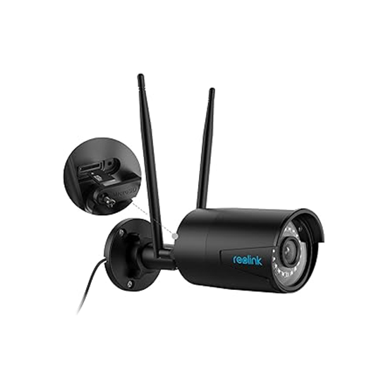 Reolink rlc 410wa Wifi peo camera 4mp with one way audio bullet camera box pack with complete accessories