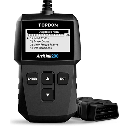 OBD2 Scanner TOPDON AL200 Car Code Reader, Auto Check Engine Light, Read & Erase Fault Codes (Without box)