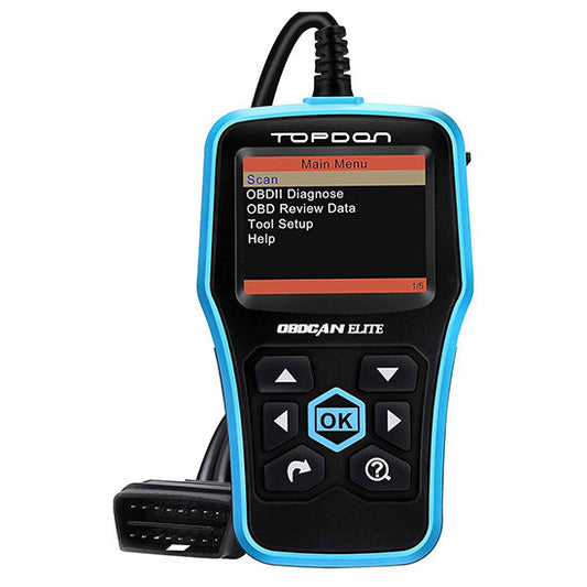 TOPDON Elite OBD2 Scanner ABS/SRS Diagnostic Tool for Full OBD2 Functions and ABS/SRS Warning Light Turn-off with Built-in DTC Lookup (Without box)